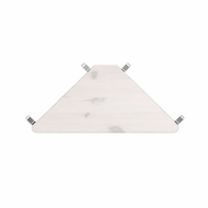 Lifetime hoeklegplank white wash