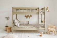 Carmela 90x200 stapelbed grenen sage