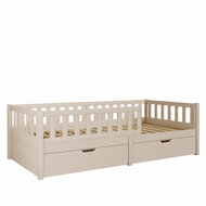 Miyo bedbank met laden cashmere