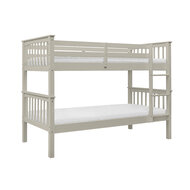 Collect stapelbed spijlen wit 90x200 grenen sage