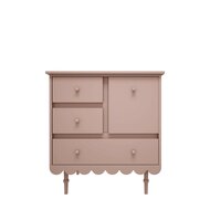 Babushka commode 3 laden 1 deur pink