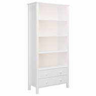 Collet boekenkast met laden wit