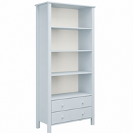 Collet boekenkast met ladenlicht blauw