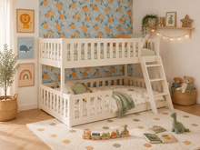 neviana stapelbed 90x200/120x200 grenen cotton