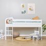 eco comfort halfhoog 90x200 wit