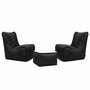 Slowdown chill 3 delige set Seat Ox zwart