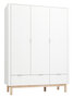 Miloo 3 deurs kast wit 