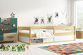 Latiano peuterbed 80x160 met schuifdeur naturel
