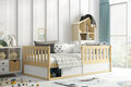 Strudano peuterbed 80x160 met schuifdeur naturel