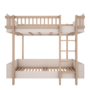 Basic stapelbed 90x200 wit 