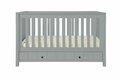 Allpin meegroei ledikant 70x140 grijs