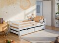 Levornio bedbank 90x200 massief grenen 