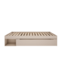 Tweens 1-persoons ebd 90x200 zand beige