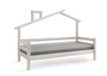 Nova huis bedbank 90x200 grenen wit