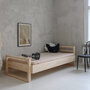 Modern classic 80x180 bed massief hout