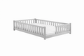 Lazzaro inloop bed 120x200 licht grijs