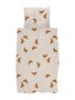 Snurk croissants beige 140x200 overtrek