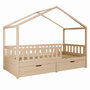 Miyo bedhuisje 90x190 grenen naturel