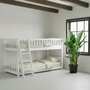 Ortelle deelbaar stapelbed 90x200 wit