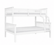 Collet spijlen trio stapelbed wit 90x200/120x200
