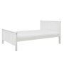 Collet twijfelaar bed 120x200 wit