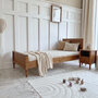 Boho 90x200 eiken look bed 