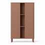 Dot opbergkast terracotta 2 deurs