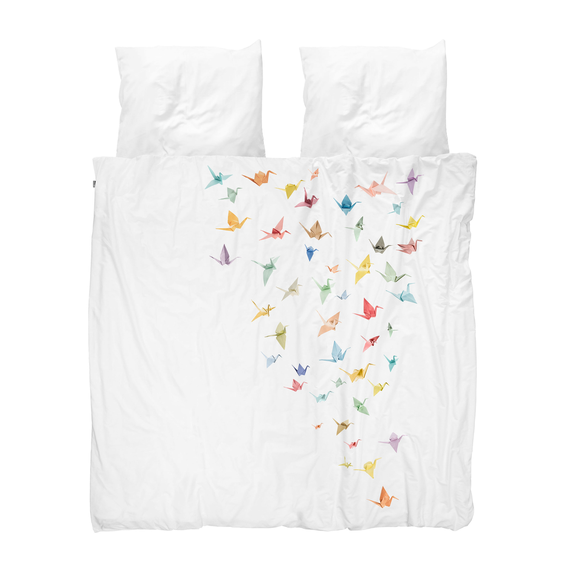 Opiaat eiland Banzai Snurk dekbedovertrek Crane Birds Lits-Jumeaux XL 260x200/220 - Kinderbeddenstore Opiaat eiland Banzai Snurk dekbedovertrek Crane Birds Lits-Jumeaux XL 260x200/220 - Kinderbeddenstore
