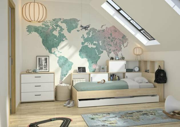 Welk bed is geschikt voor een kleine kinderkamer?