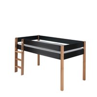 Infanskids Color halfhoogslaper 90x200 antraciet naturel