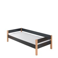 Infanskids Color bedbank 90x200 antraciet naturel