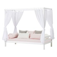 Hoppekids Basic hemelbed 90x200 grenen wit