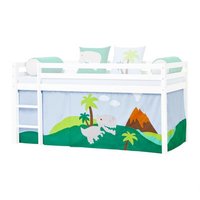 Hoppekids Dinosaurus bedtent 90x200 halfhoogslaper