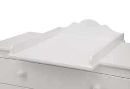 Infanskids Klaudia verschoonopzet t.b.v. commode wit 
