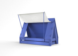 Mathy by Bols design Tent bed 90x200 Marseille blauw 