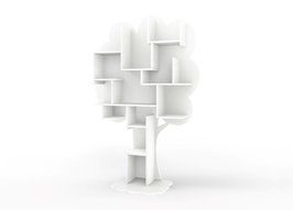 Mathy by Bols design Louane boom boekenkast Wit L.BC