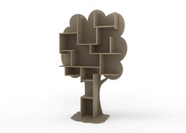 Mathy by Bols design Louane boom boekenkast Linnen L.LIN