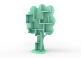 Mathy by Bols design Louane boom boekenkast Licht groen L.VE LE