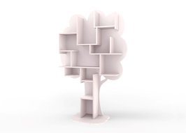 Mathy by Bols design Louane boom boekenkast Poeder roze L.RO PO