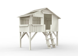 Mathy by Bols halfhoog design boomhut bed Parel grijs