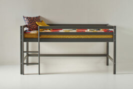 Hoppekids Eco dream my color halfhoogslaper 90x200 grenen smoked pearl