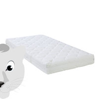 ABZ Zzzoo kleutermatras Tencel Witte panter 70x150 HR 30 koudschuim