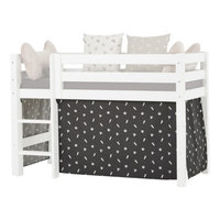 Hoppekids Pets granite grey bedtent 70x160 halfhoogslaper 