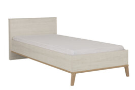 Alika twijfelaar 120x200 wit kastanje look