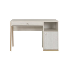 Alika bureau wit kastanje look