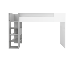 Gautier Dimix hoogslaper 90x200 grijs - wit