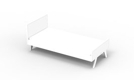Mathy by Bols Madavin design bed 90x200 mdf wit