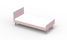 Mathy by Bols Madavin design bed 90x200 mdf winter roze