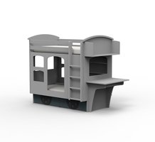 Mathy by Bols Wagon stapelbed cement grijs