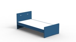 Mathy by Bols Madaket design bed 90x200 mdf Atlantisch blauw